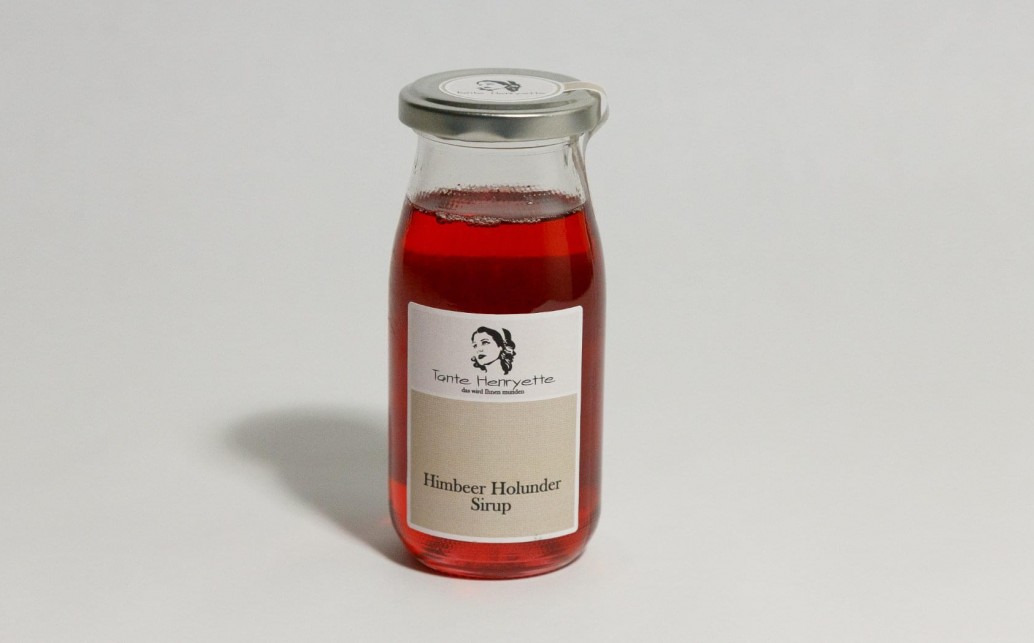 Himbeer Holunder Sirup