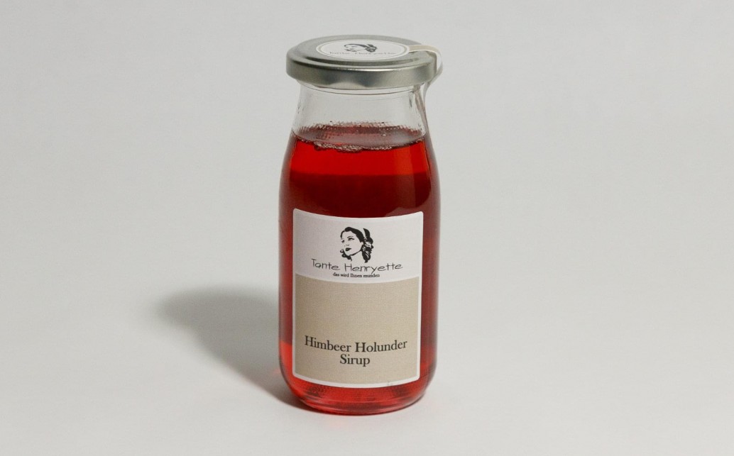Himbeer Holunder Sirup