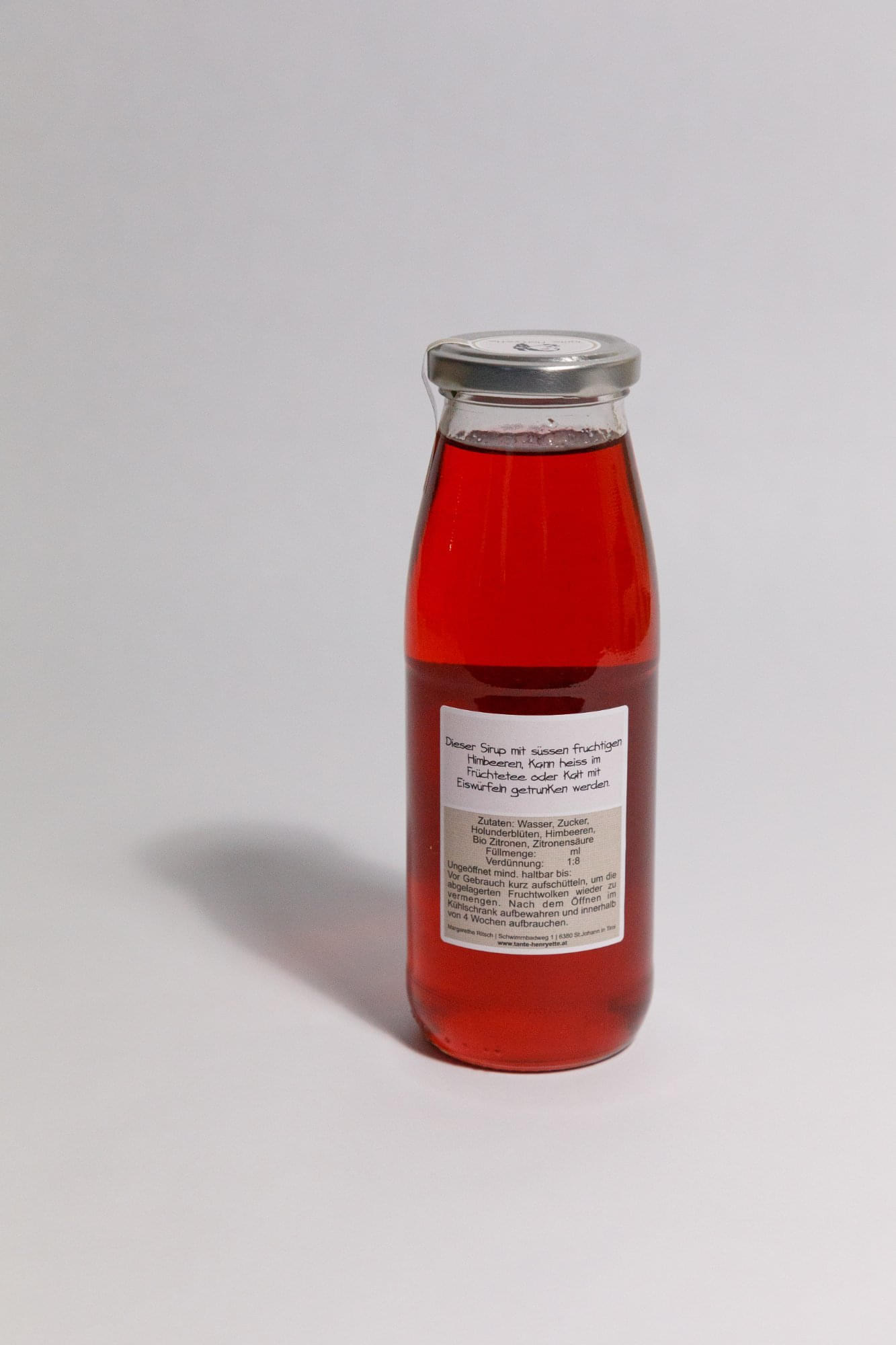 Himbeer Holunder Sirup