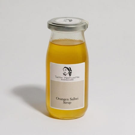 Orangen-Salbei-Sirup