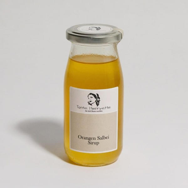 Orangen-Salbei-Sirup